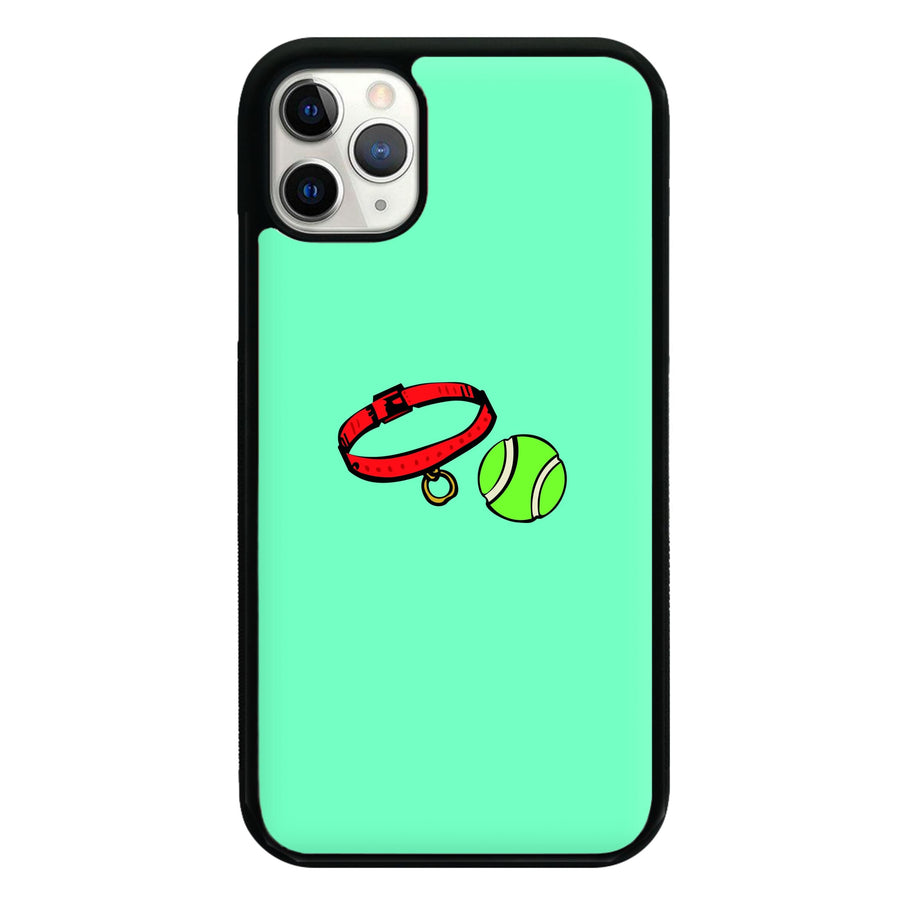 Collar and ball - Dog Patterns Phone Case