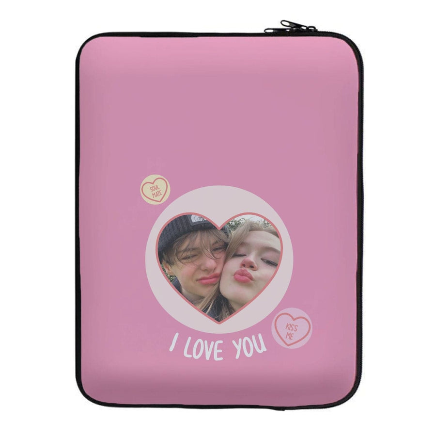 I Love You - Personalised Couples Laptop Sleeve