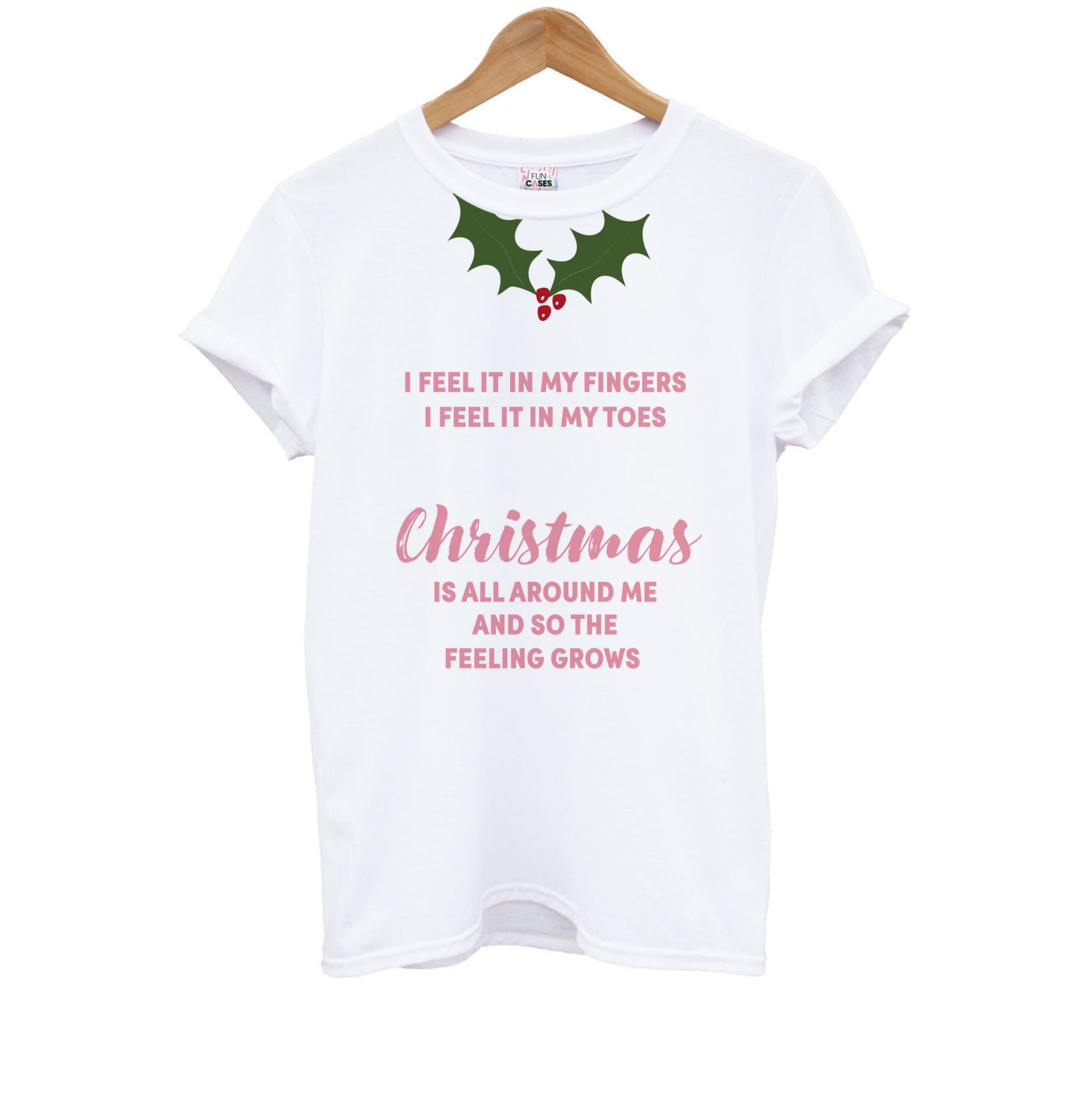 Christmas Is All Around Me Kids T-Shirt