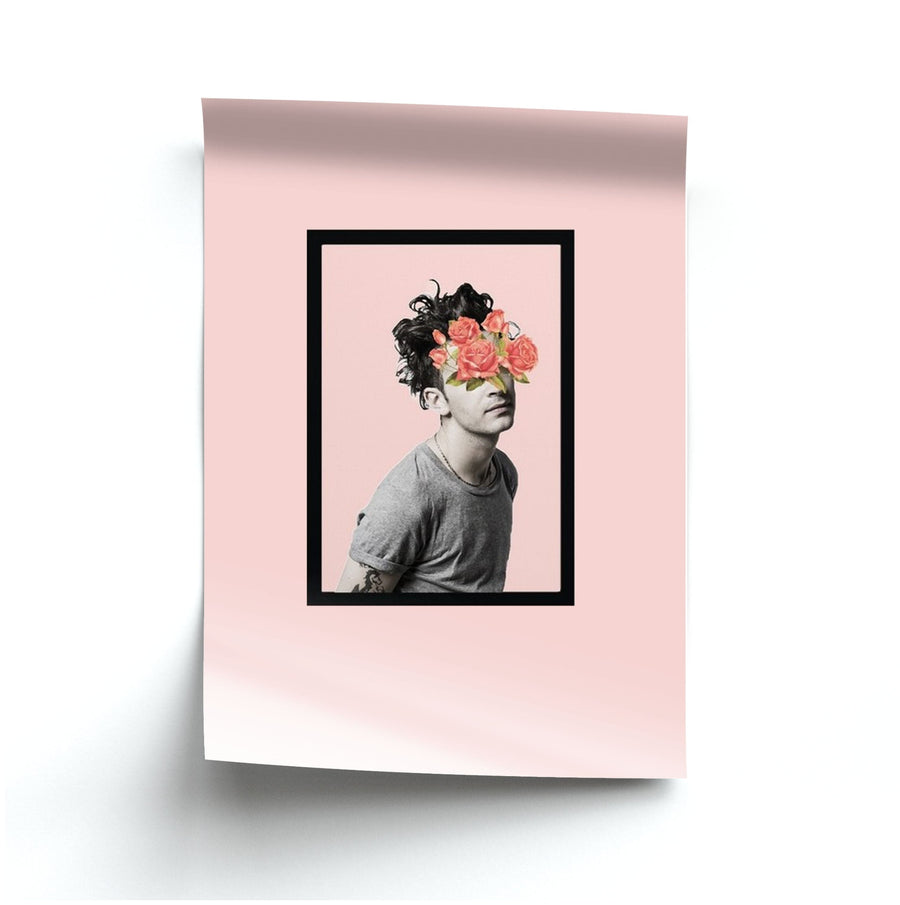 Matt - The 1975 Flower Cencored Poster