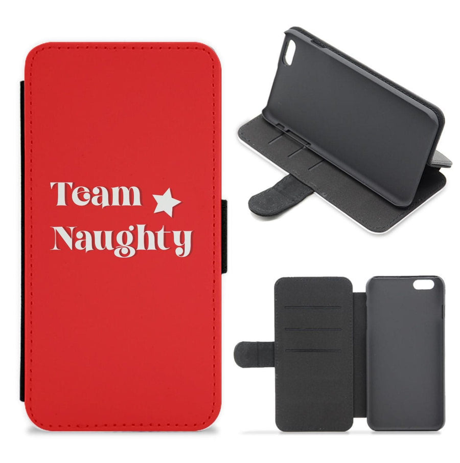 Team Naughty - Naughty Or Nice  Flip / Wallet Phone Case