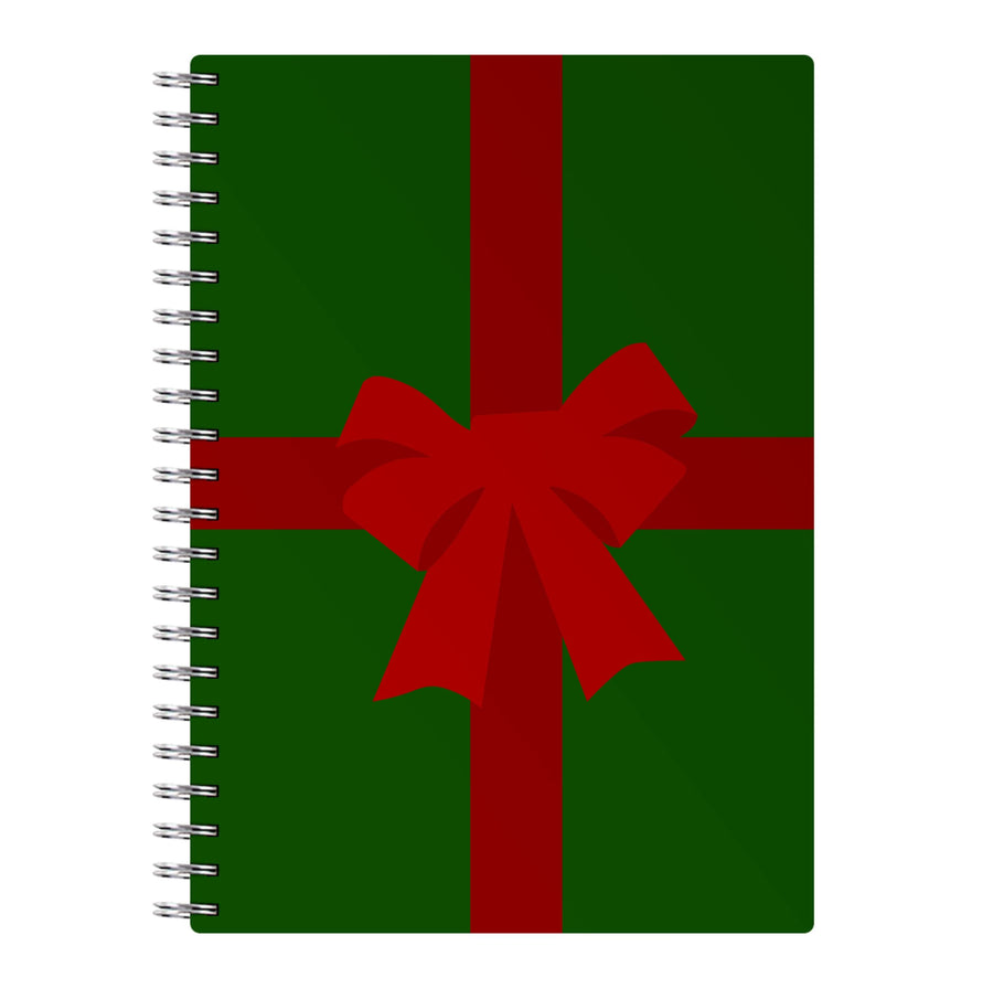 Xmas Bow - Christmas Patterns Notebook