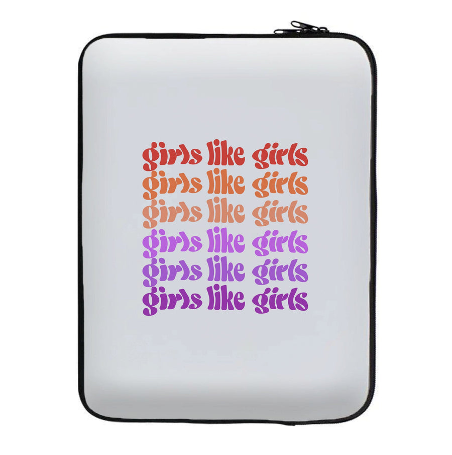 Girls like girls - Pride Laptop Sleeve