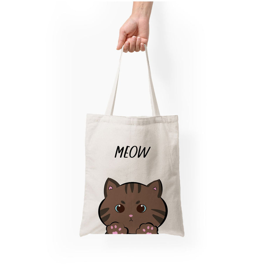 Meow Purple - Cats Tote Bag