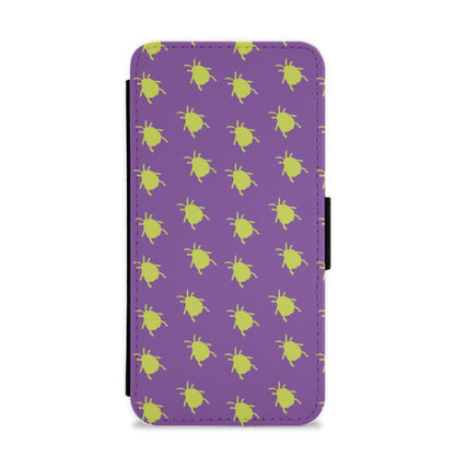 Bug Pattern - Beetle Halloween Flip / Wallet Phone Case