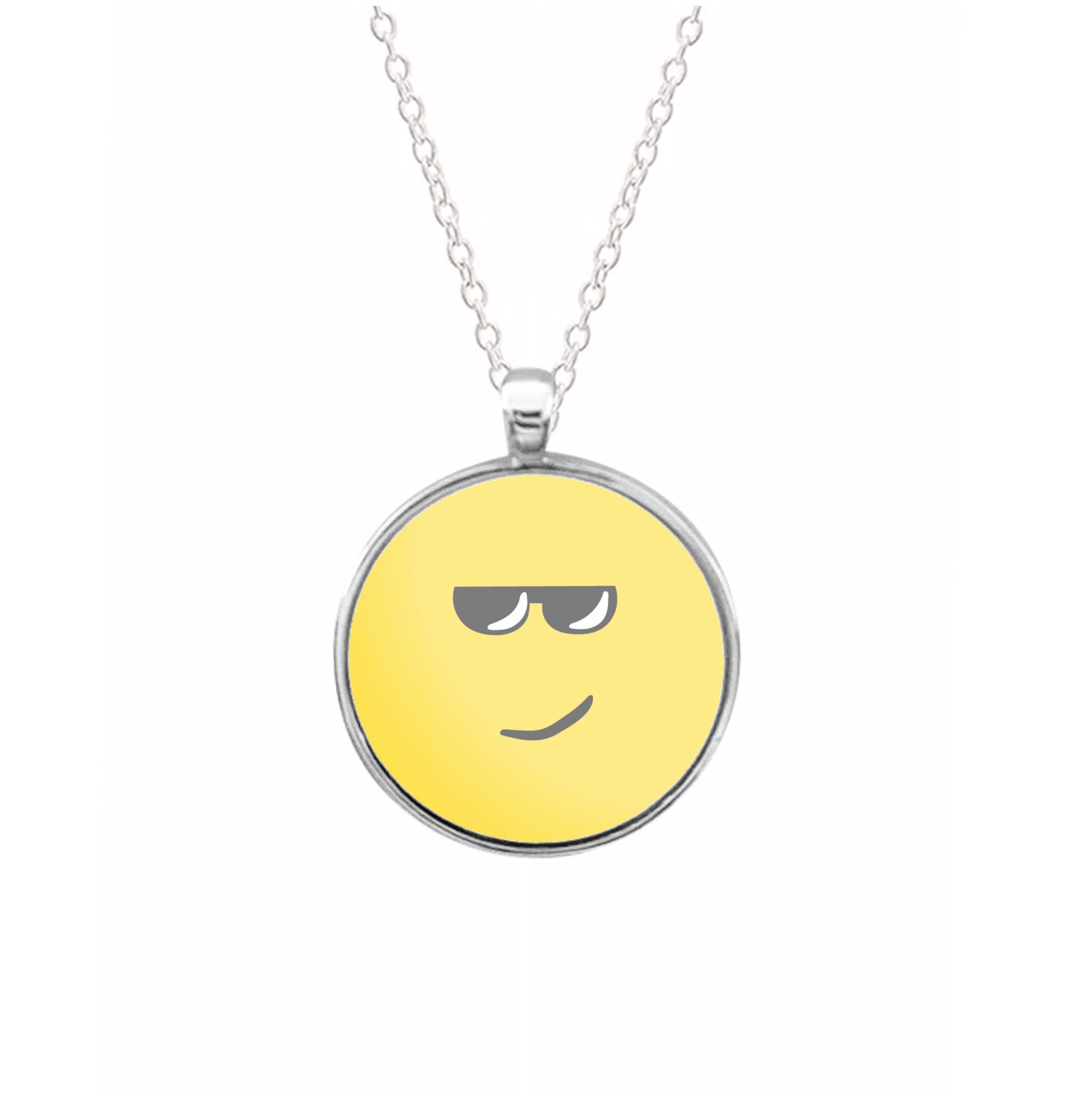 Yellow Face Shades Necklace