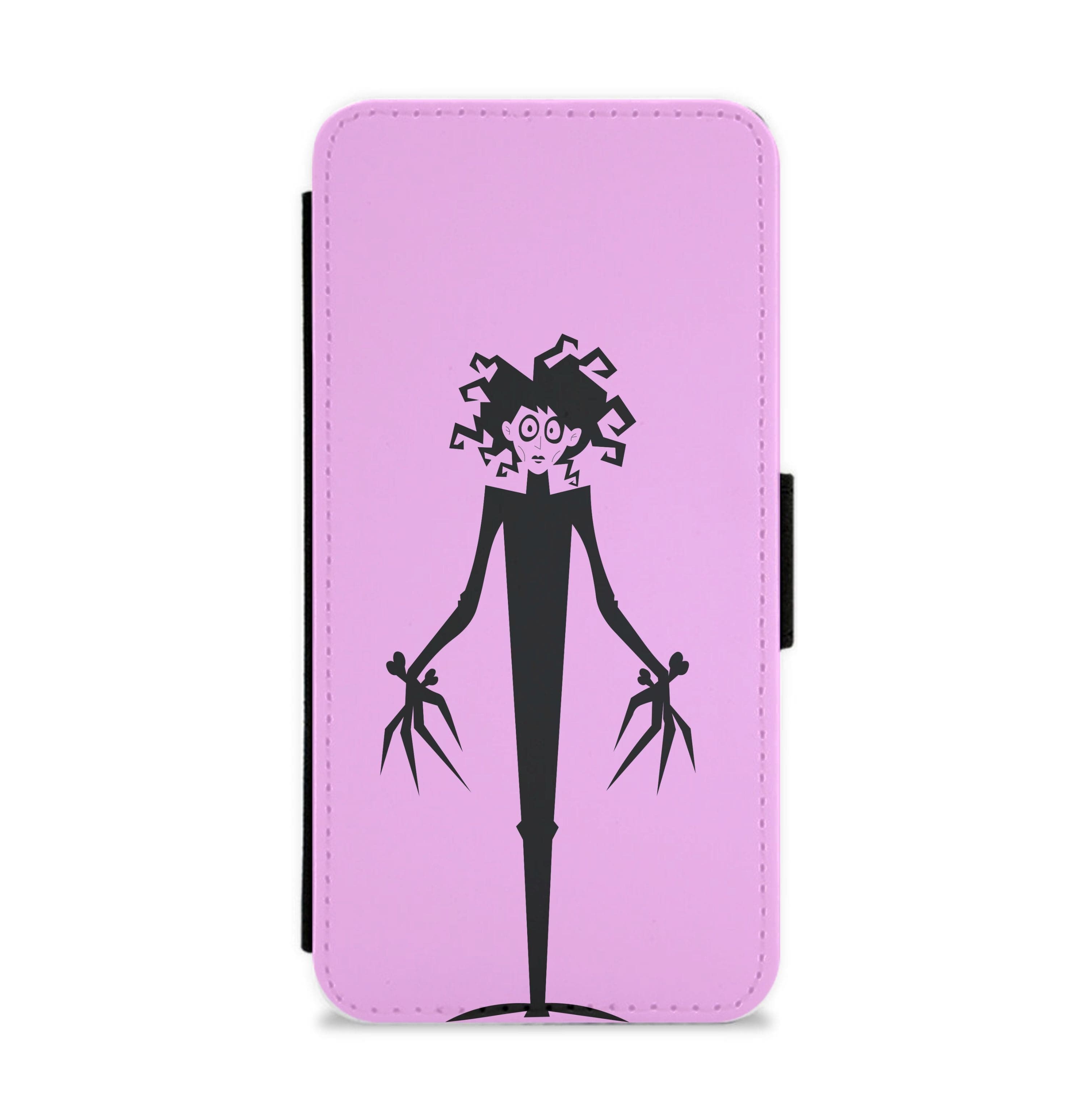 Cartoon - Scissorhands Flip / Wallet Phone Case