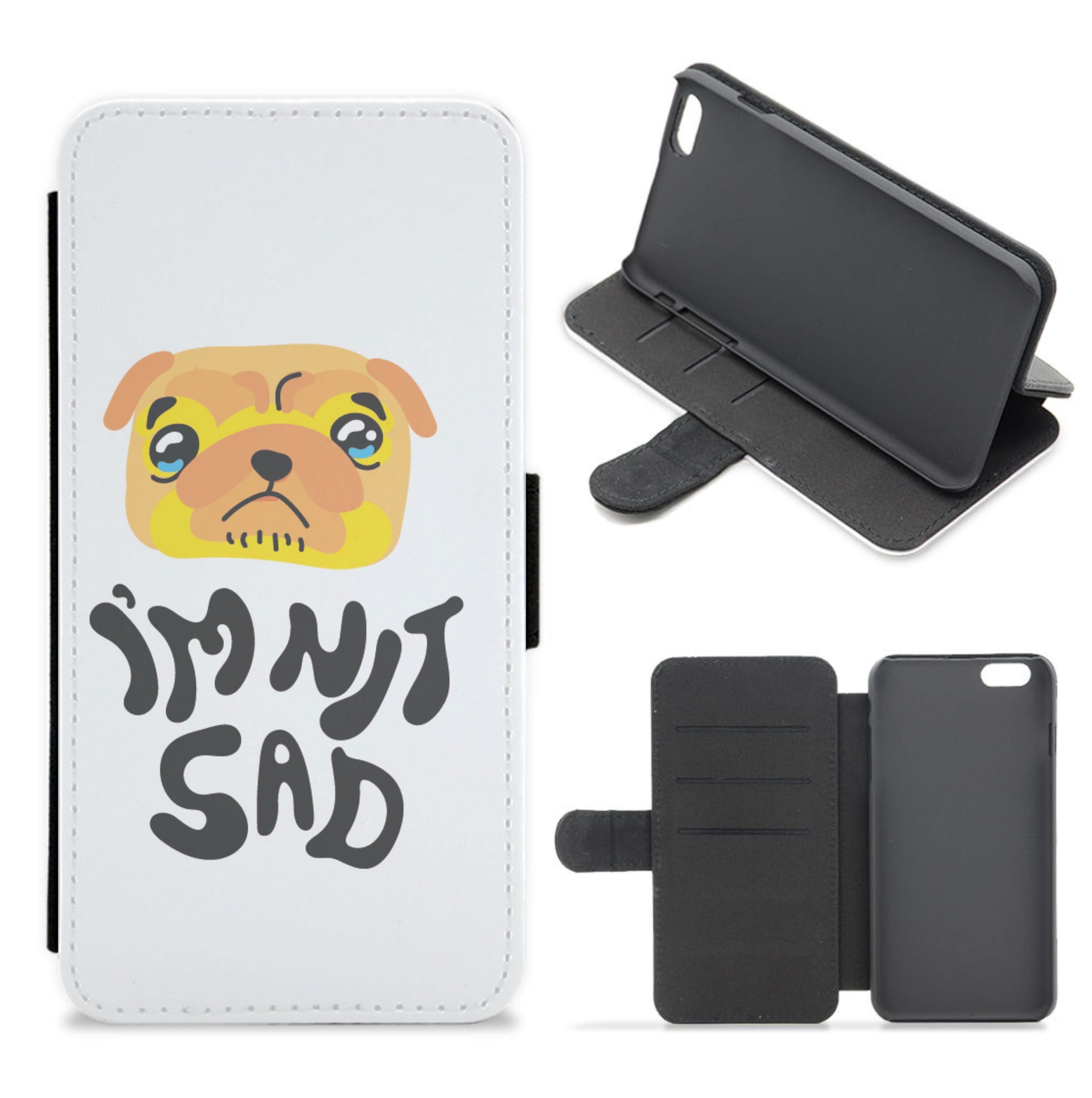 Im nit sad - Dog Patterns Flip / Wallet Phone Case