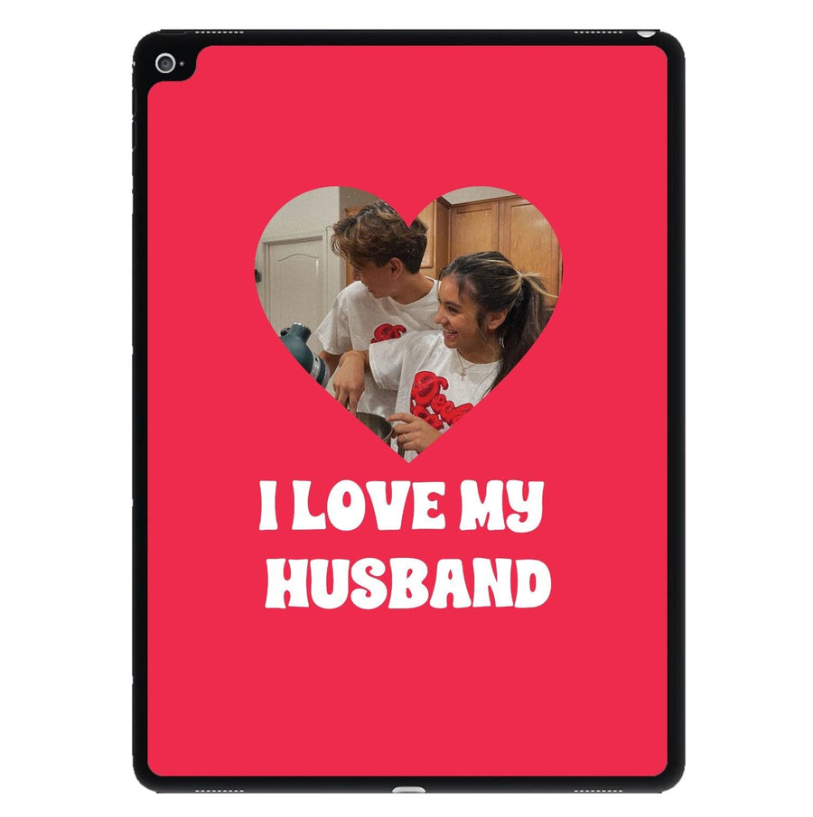 I Love My Husband - Personalised Couples iPad Case