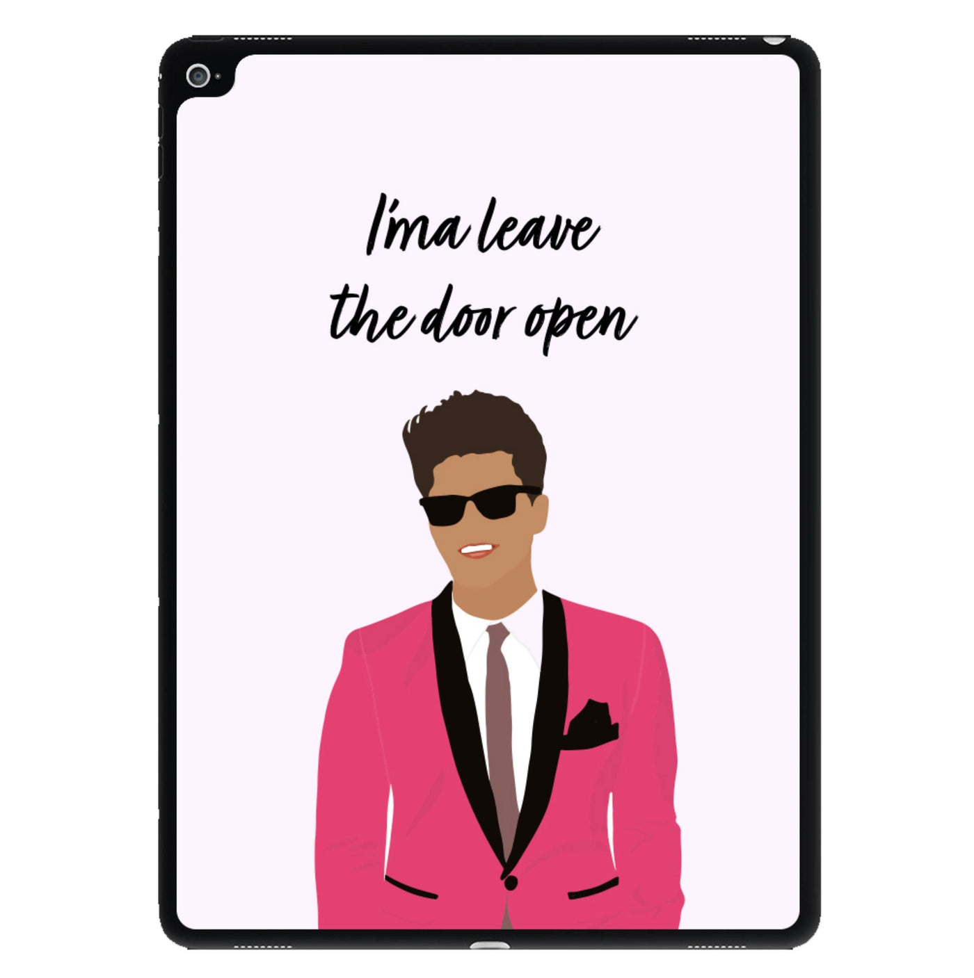 I'ma Leave The Door Open - Bruno Mars iPad Case