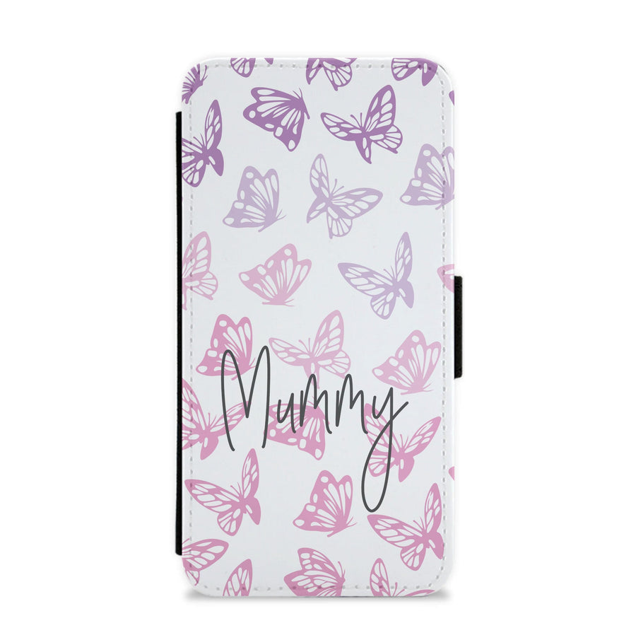 Mummy Butterflies - Mother's Day Flip / Wallet Phone Case
