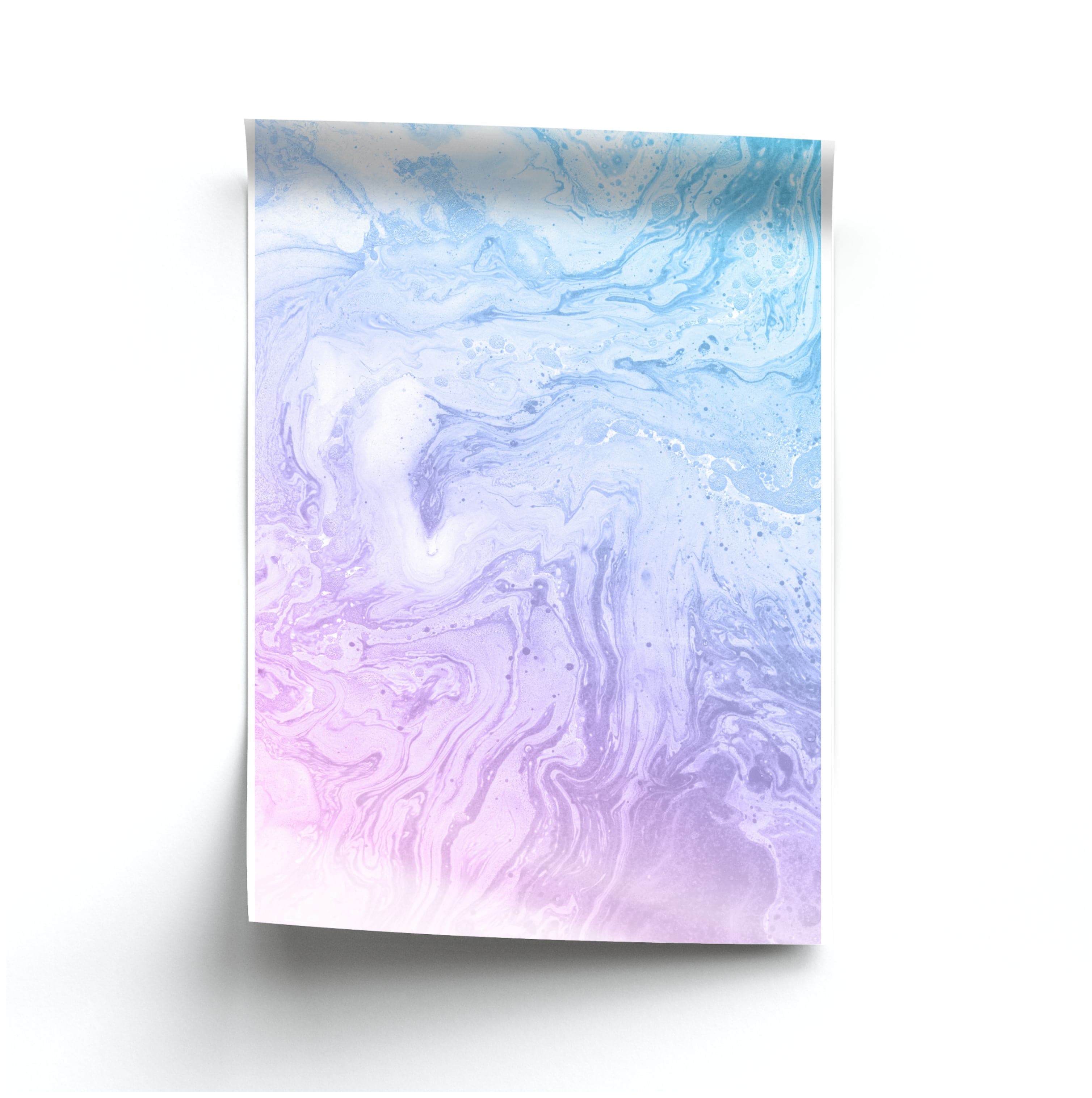 Purple Marble Poster