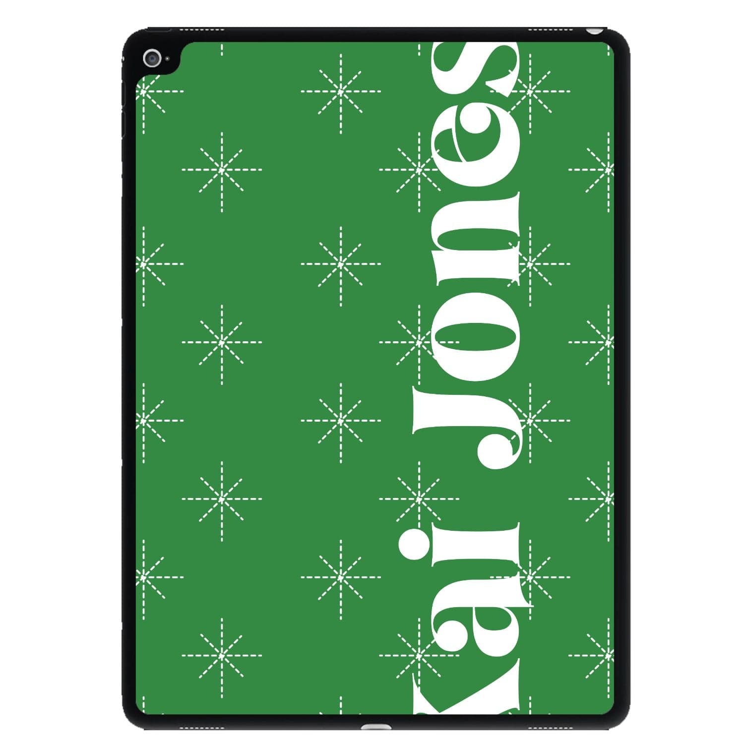 Snowflakes - Personalised Christmas iPad Case