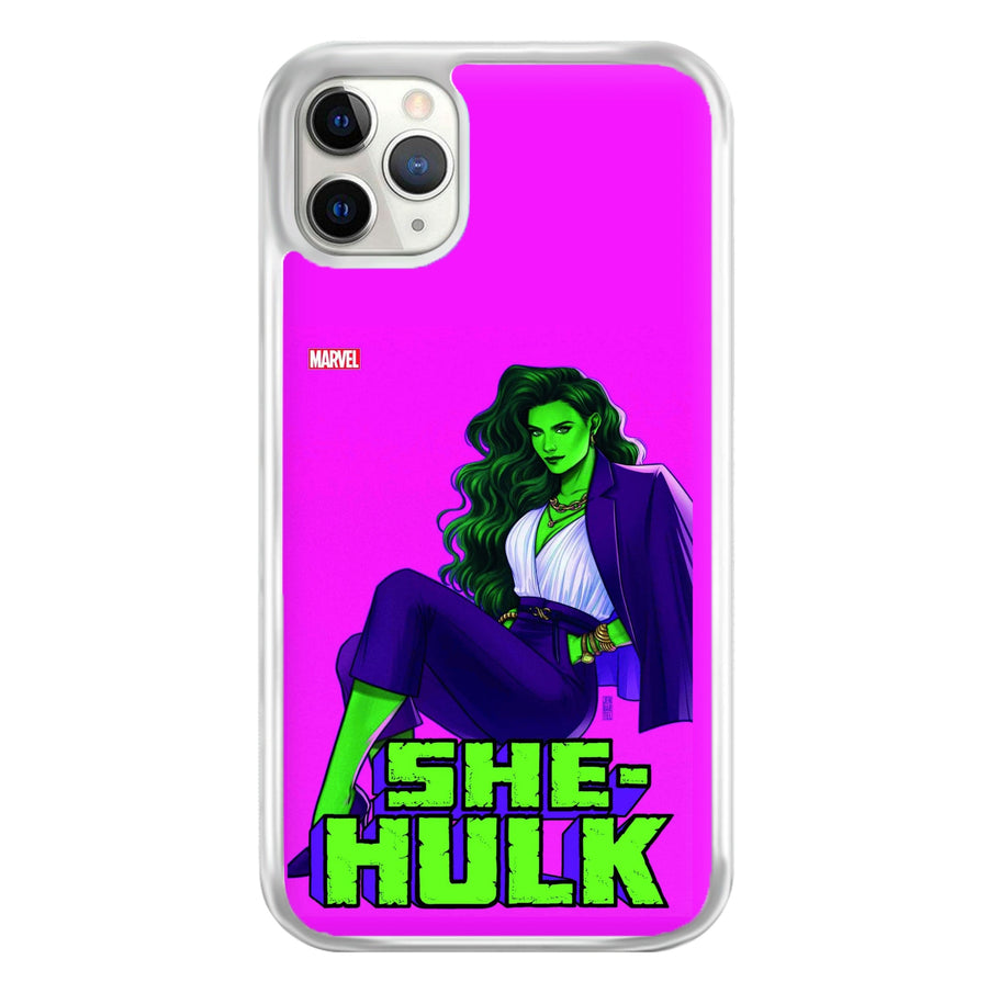 Suited Up - She Hulk Phone Case