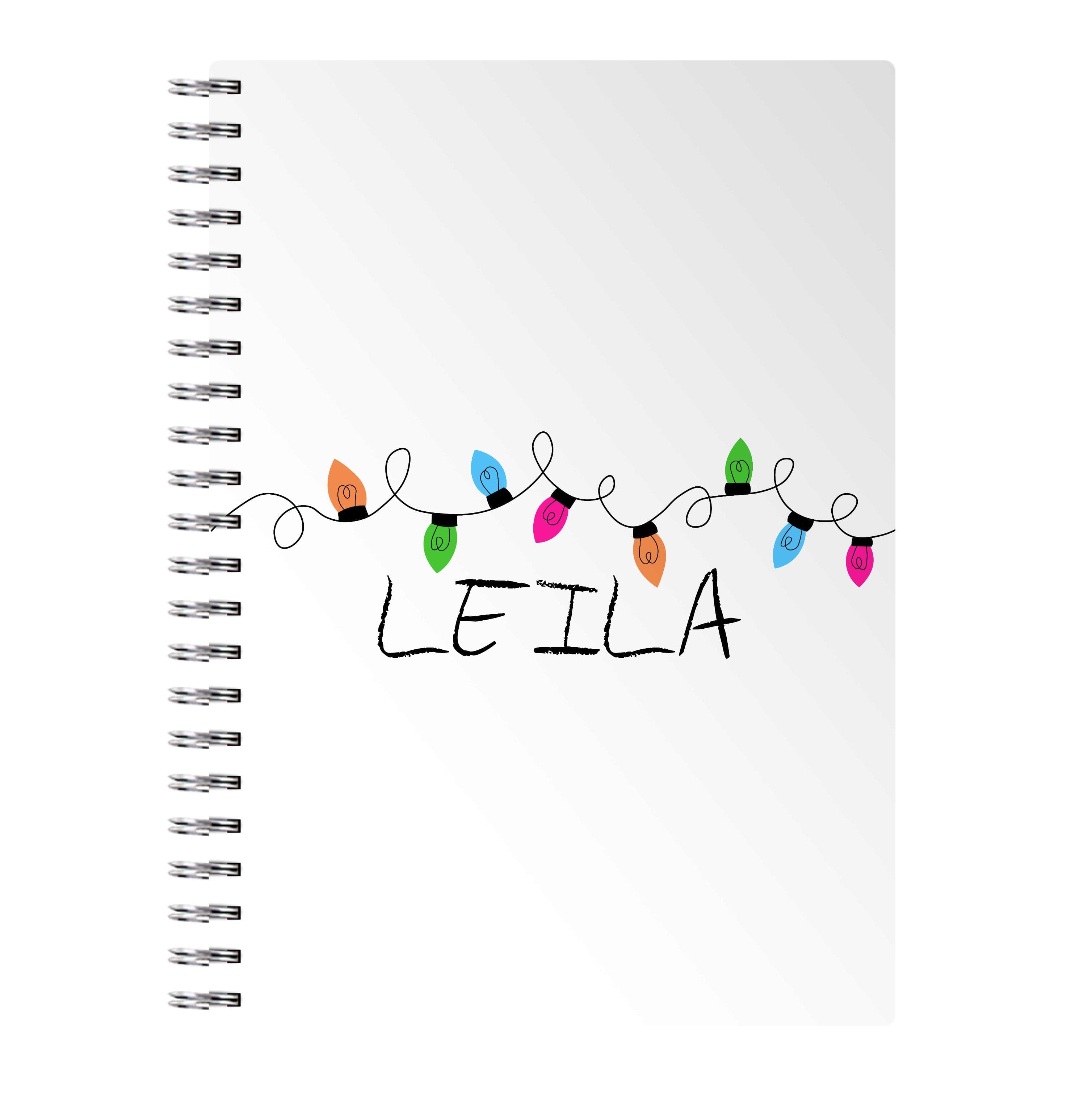 Fairy Lights - Personalised Stranger Notebook