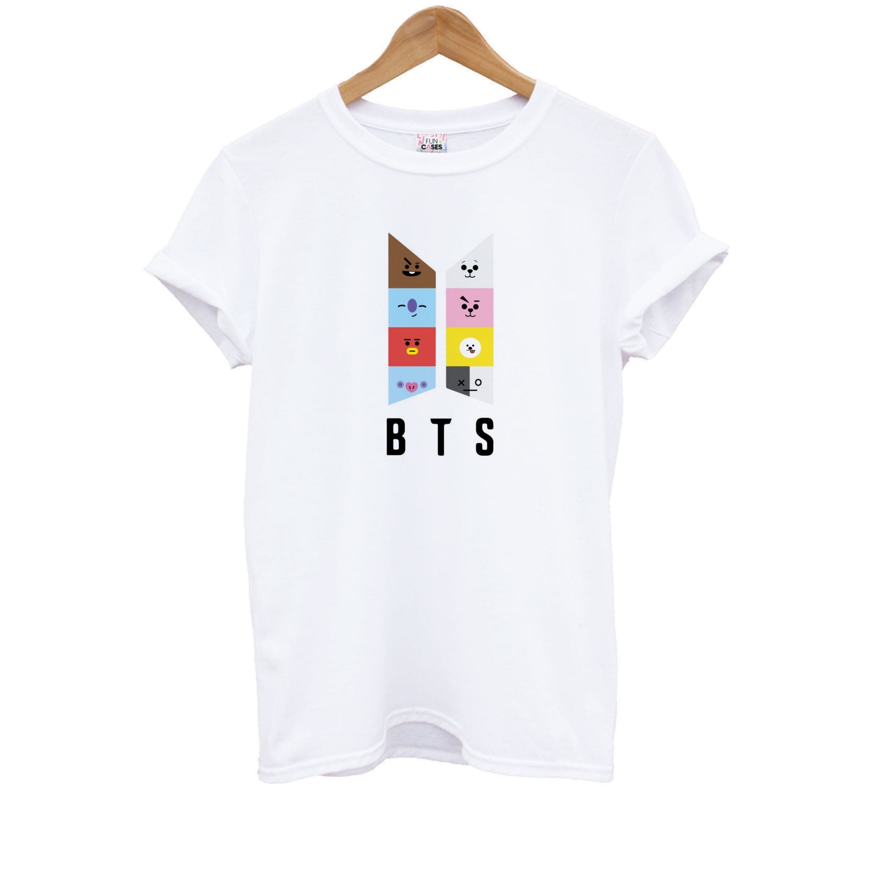 BT21 K-Pop Band Logo Kids T-Shirt