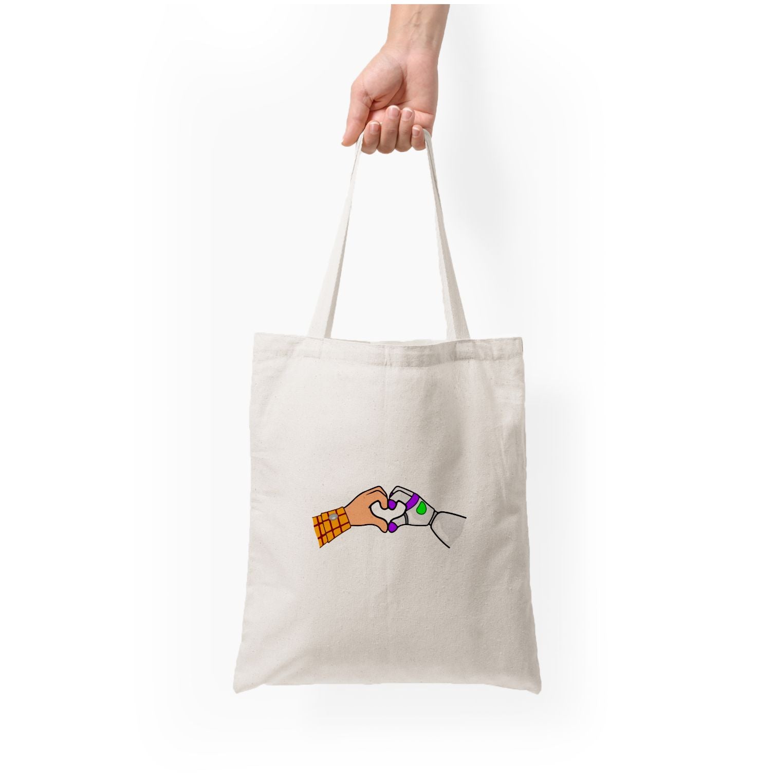 Woody And Buzz Love Tote Bag