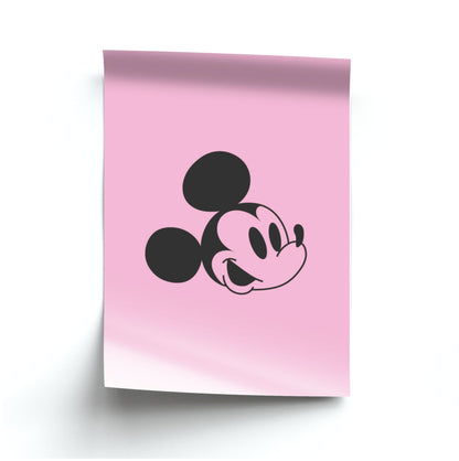 Pink Mickey Poster