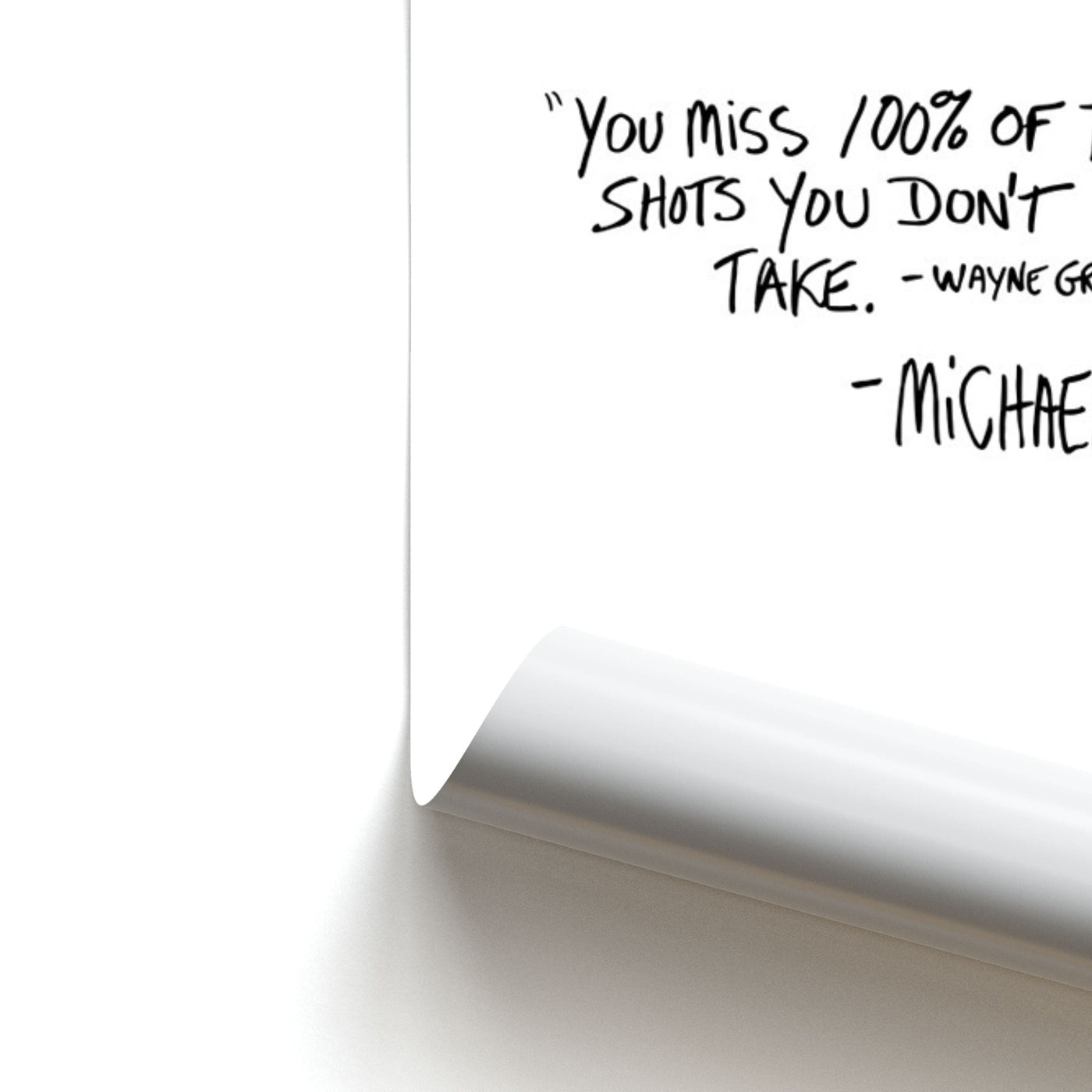 Michael Scott Quote - The Office Poster