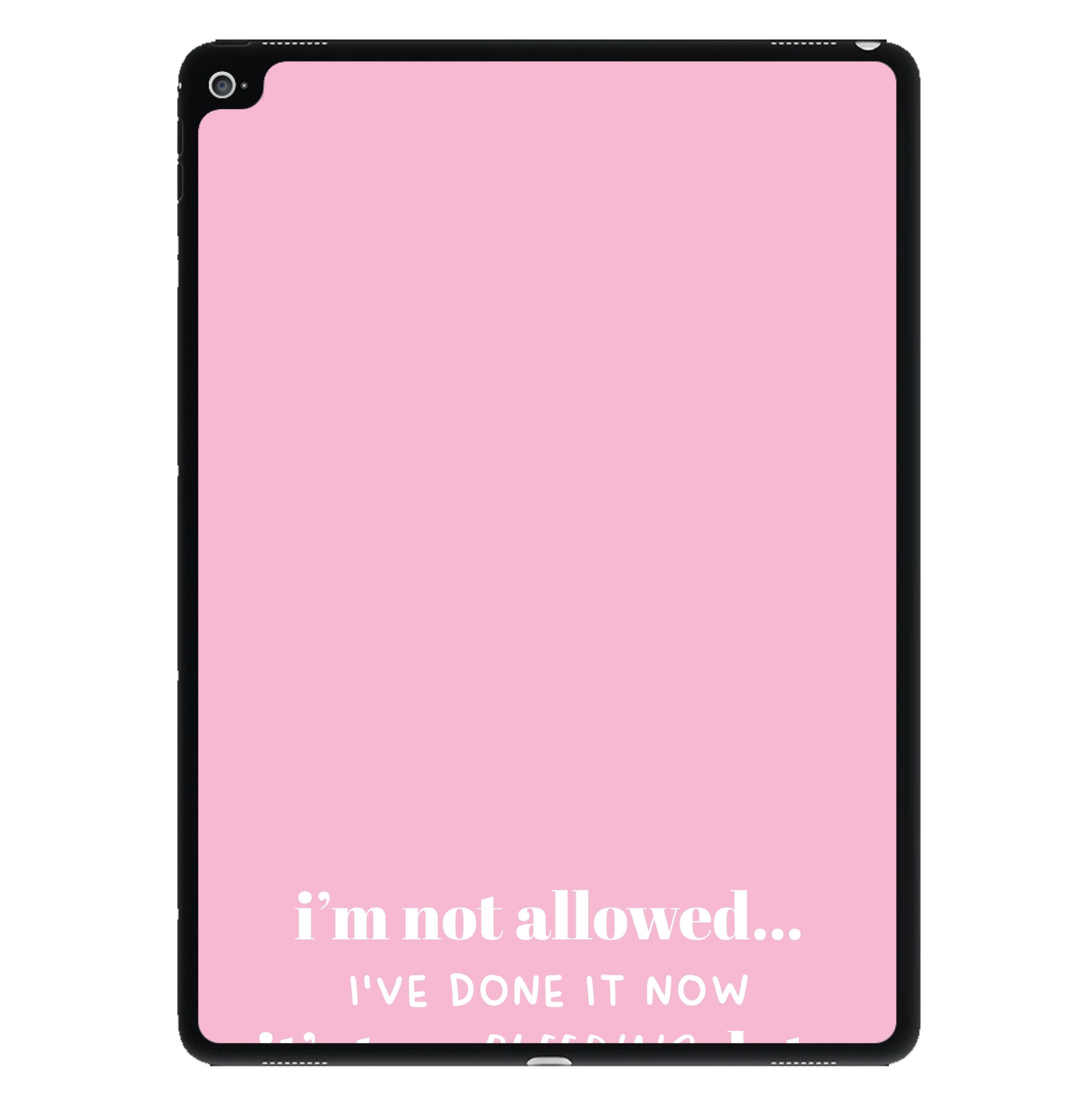 It's Too Bleeding Late - British Pop Culture iPad Case