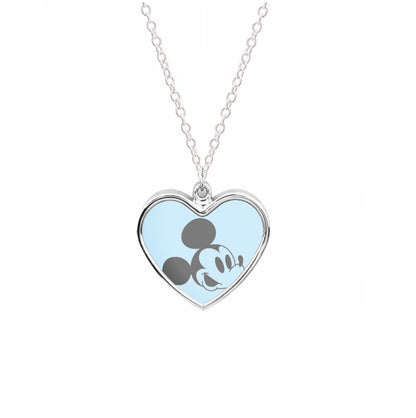 Blue Mickey Necklace