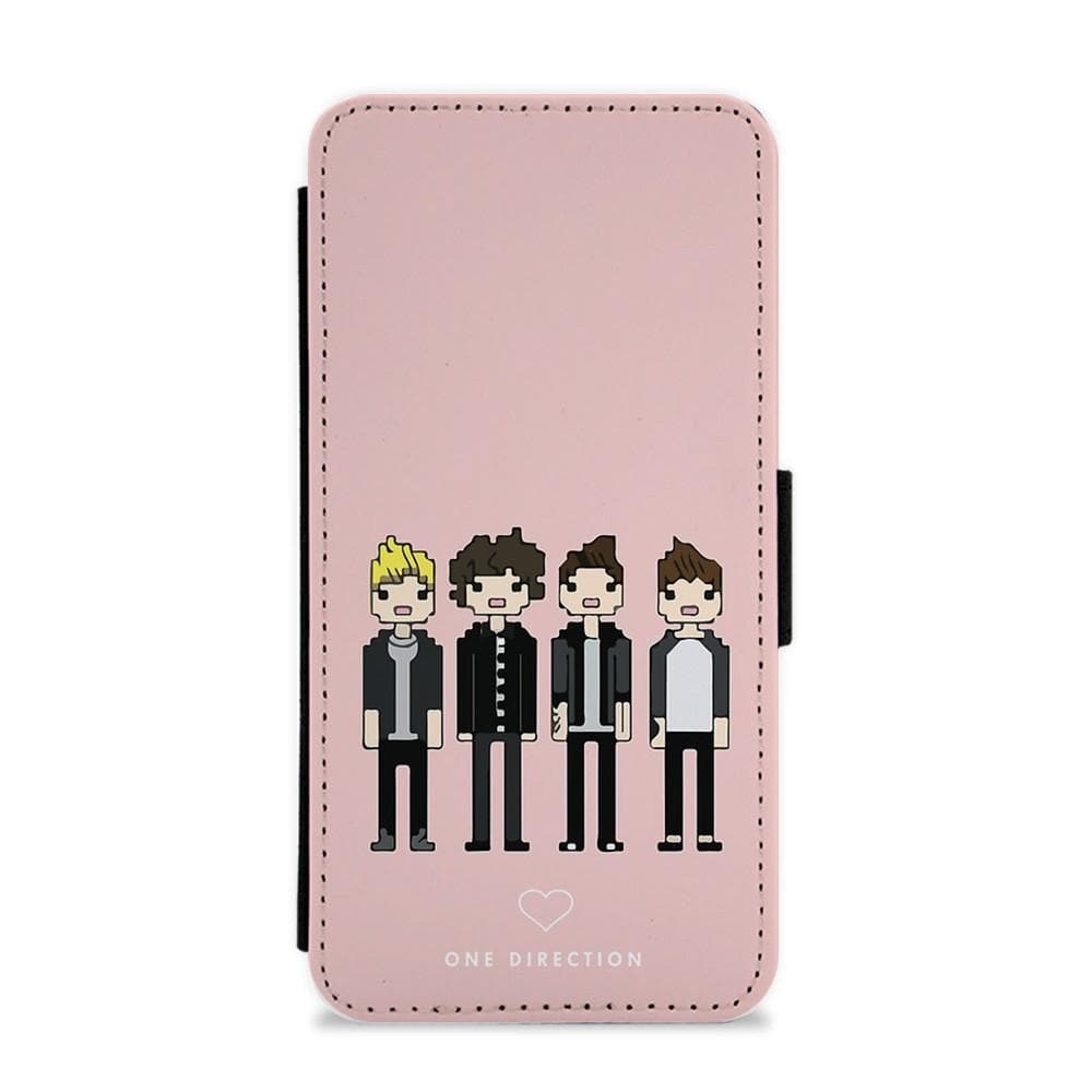 Cartoon One Direction Flip / Wallet Phone Case - Fun Cases