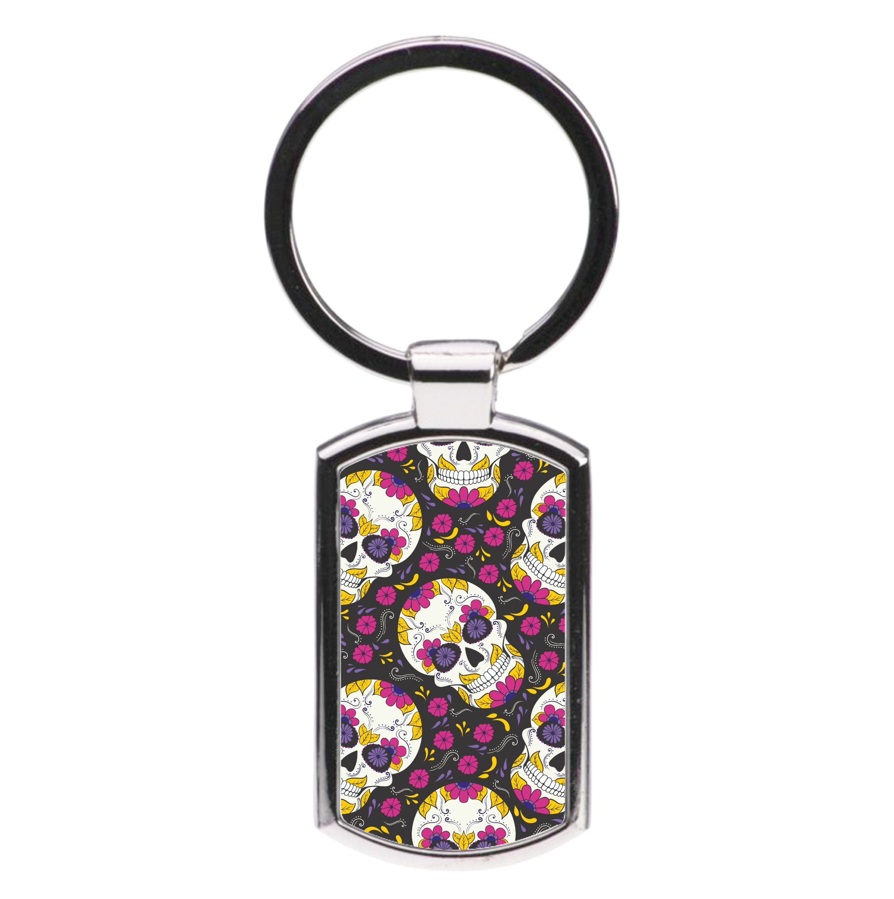 Calavera Pattern - Halloween Luxury Keyring