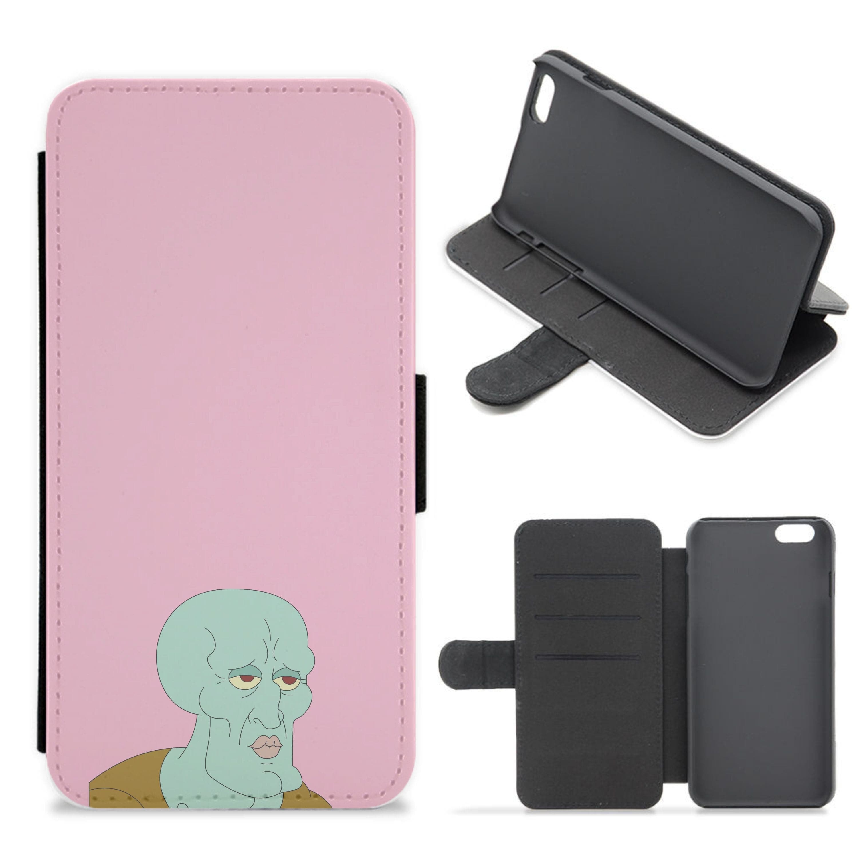 Muscly Squidward Flip / Wallet Phone Case