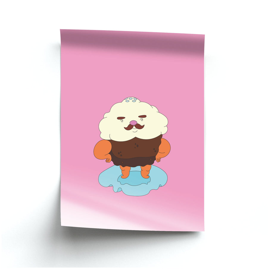 Mr Cupcake - Adventure Time Poster