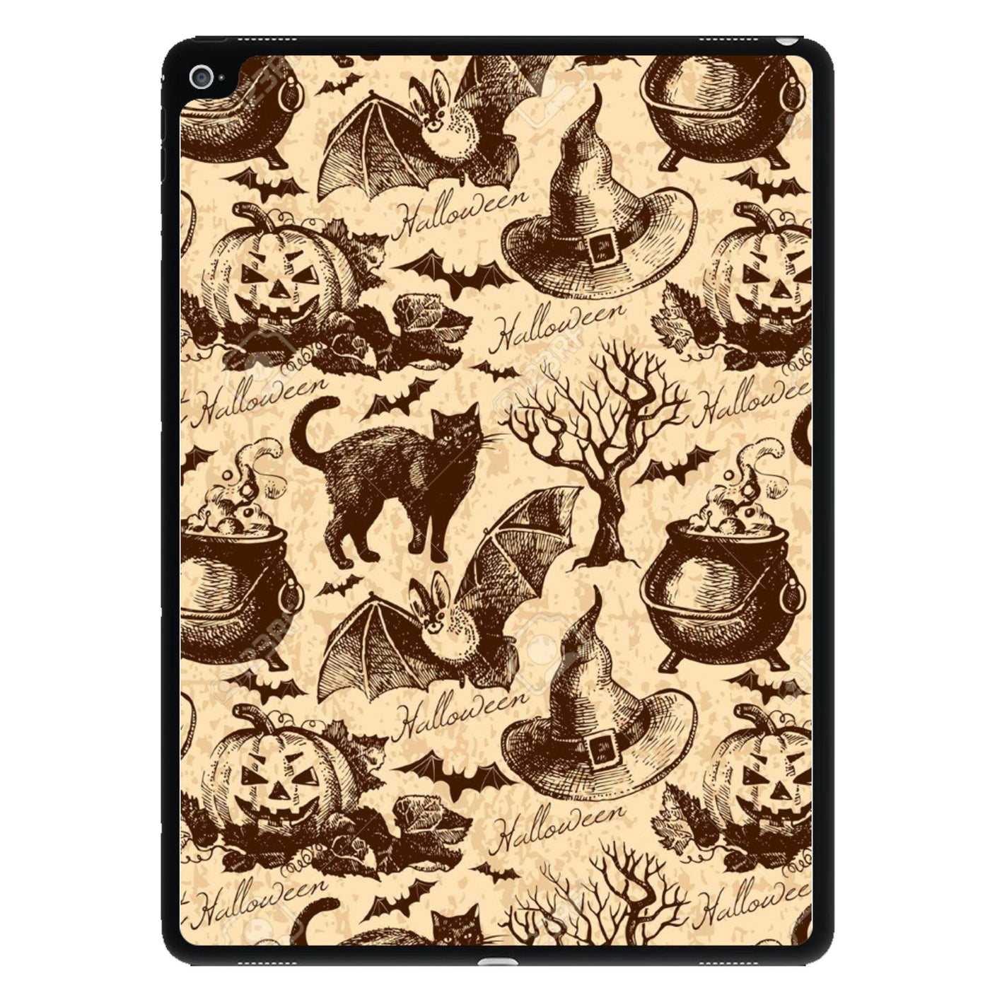 Vintage Halloween Pattern iPad Case