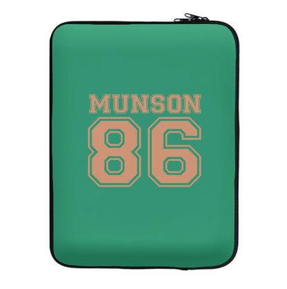 Munson 86 - Green Laptop Sleeve