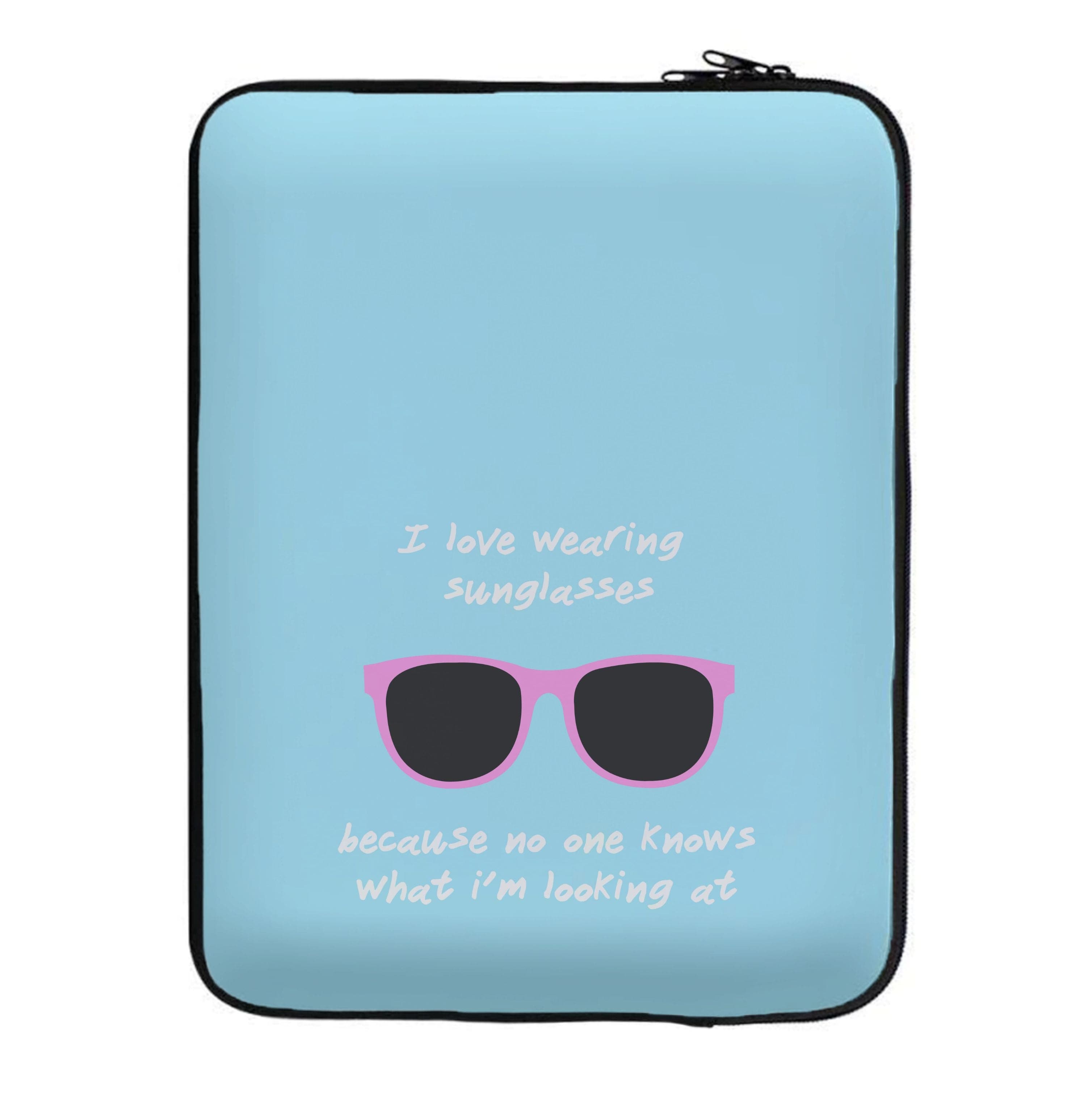 I Love Wearing Sunglasses - Summer Laptop Sleeve