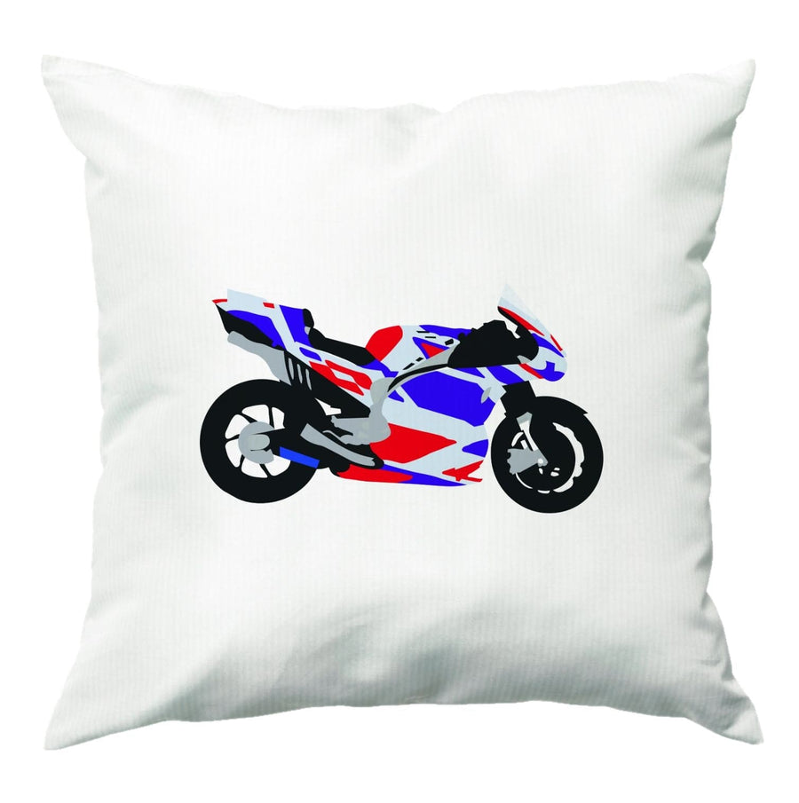 Red And Purple Motorbike - Moto GP Cushion