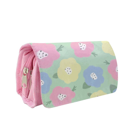 Painted Flowers - Floral Patterns Pencil Case