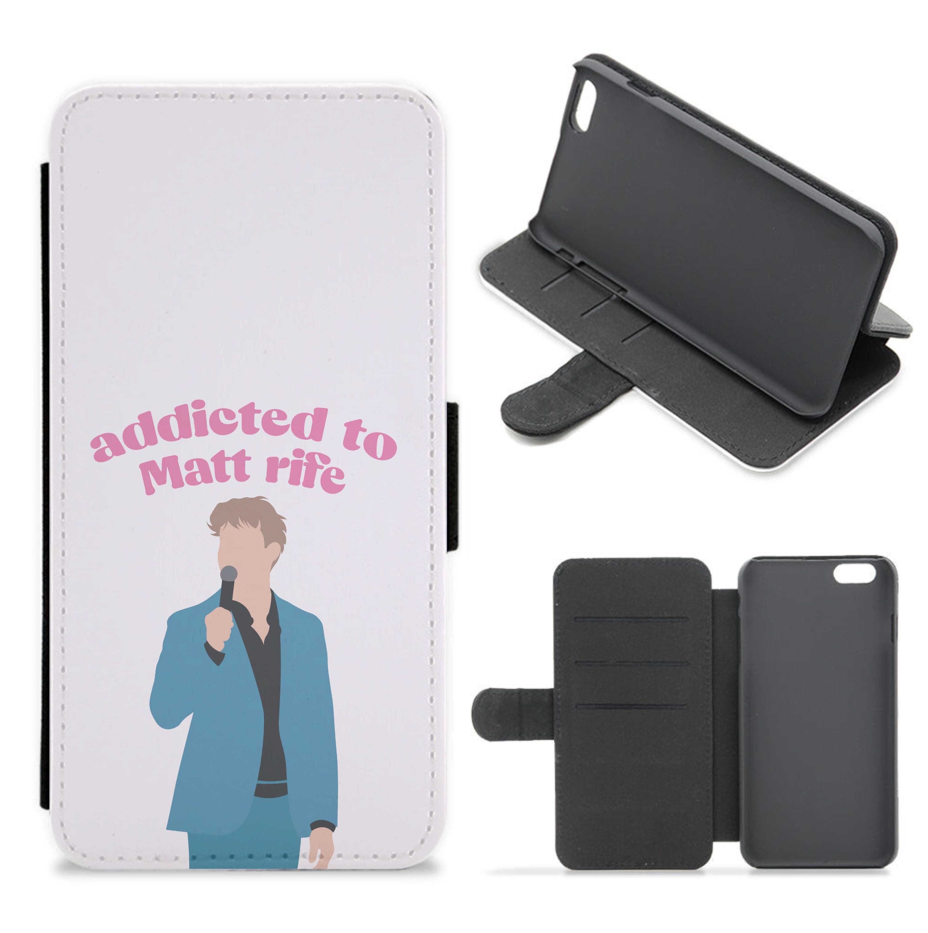 Addicted To Matt Flip / Wallet Phone Case