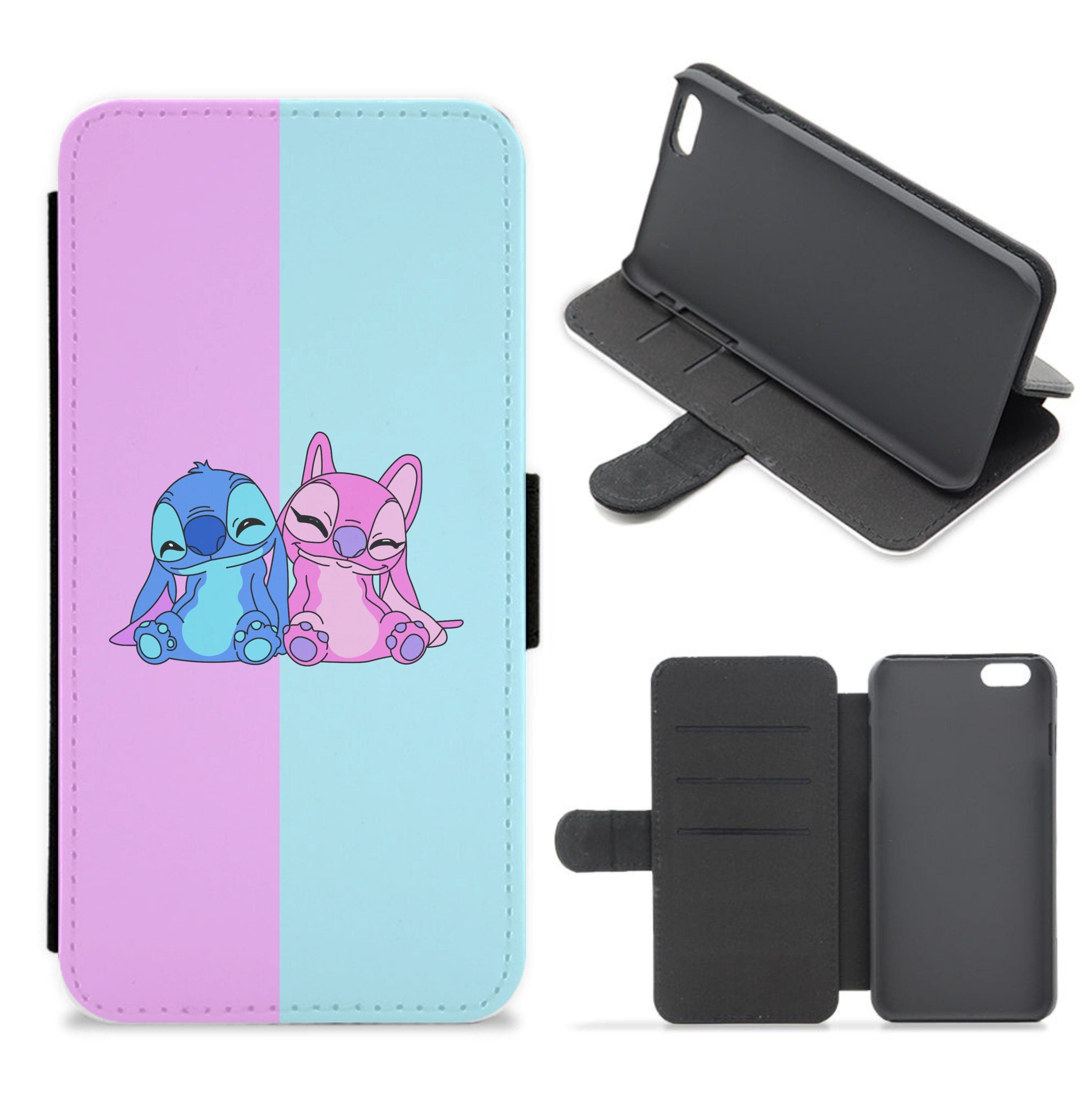 Best Friends - Pink Alien Flip / Wallet Phone Case