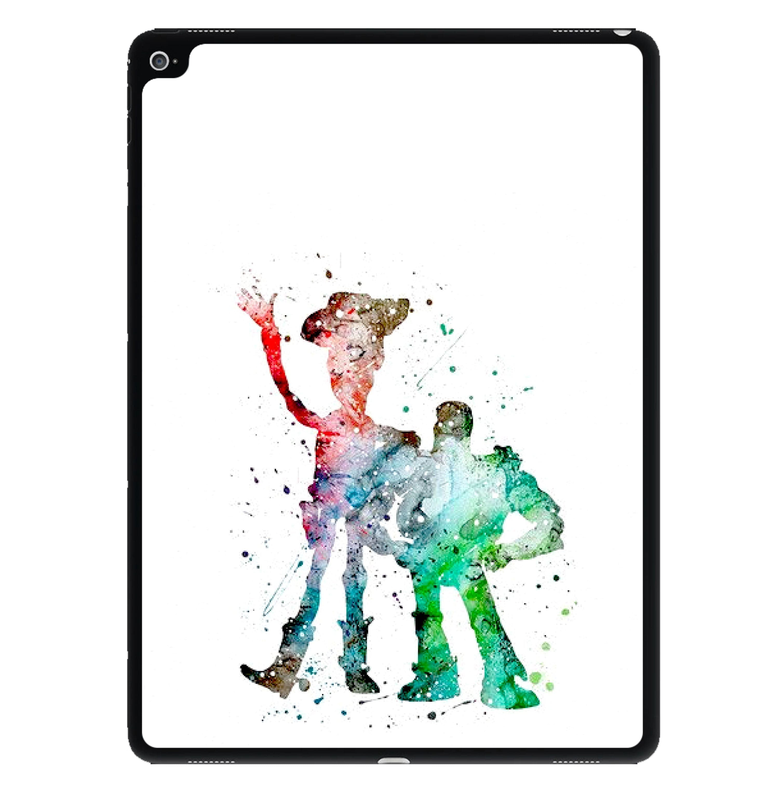 Watercolour Woody & Buzz A Story of Toys Fairytale iPad Case