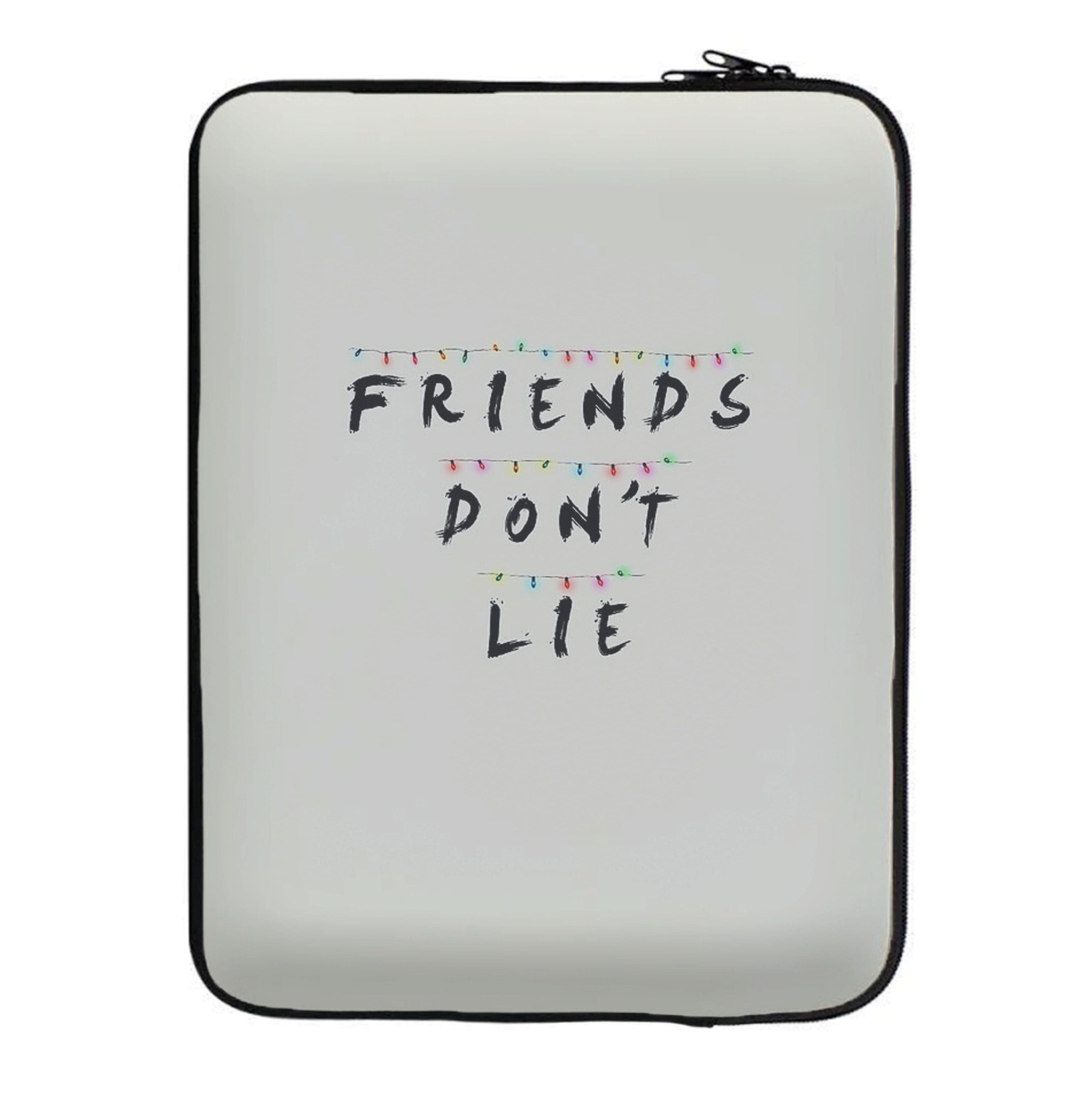 Friends Don't Lie Lights Laptop Sleeve