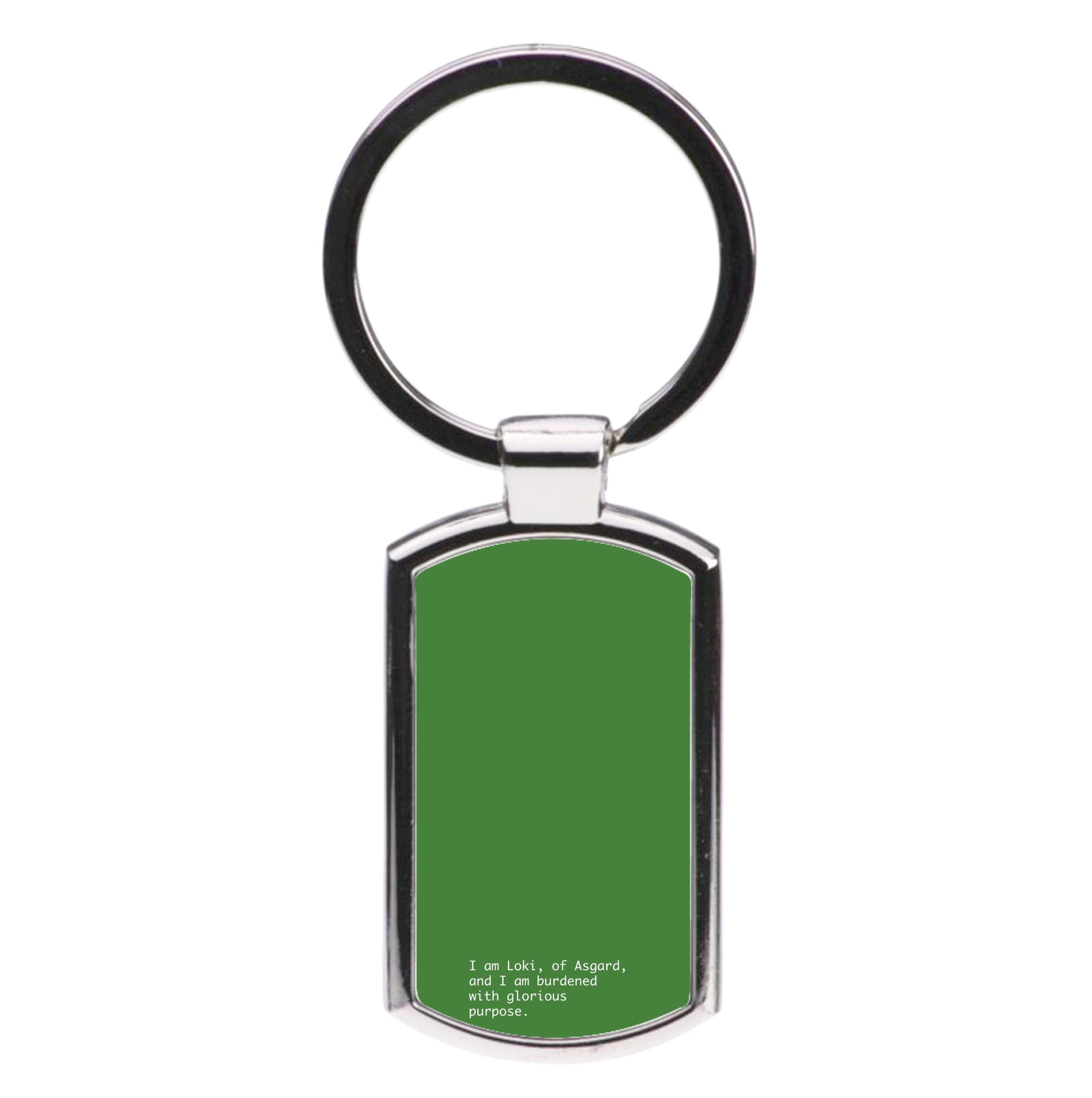 Burdened With Glorious Purpose Luxury Keyring