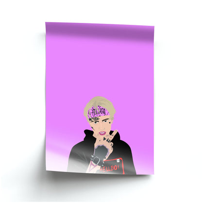 Pink Bandana - Peep Poster