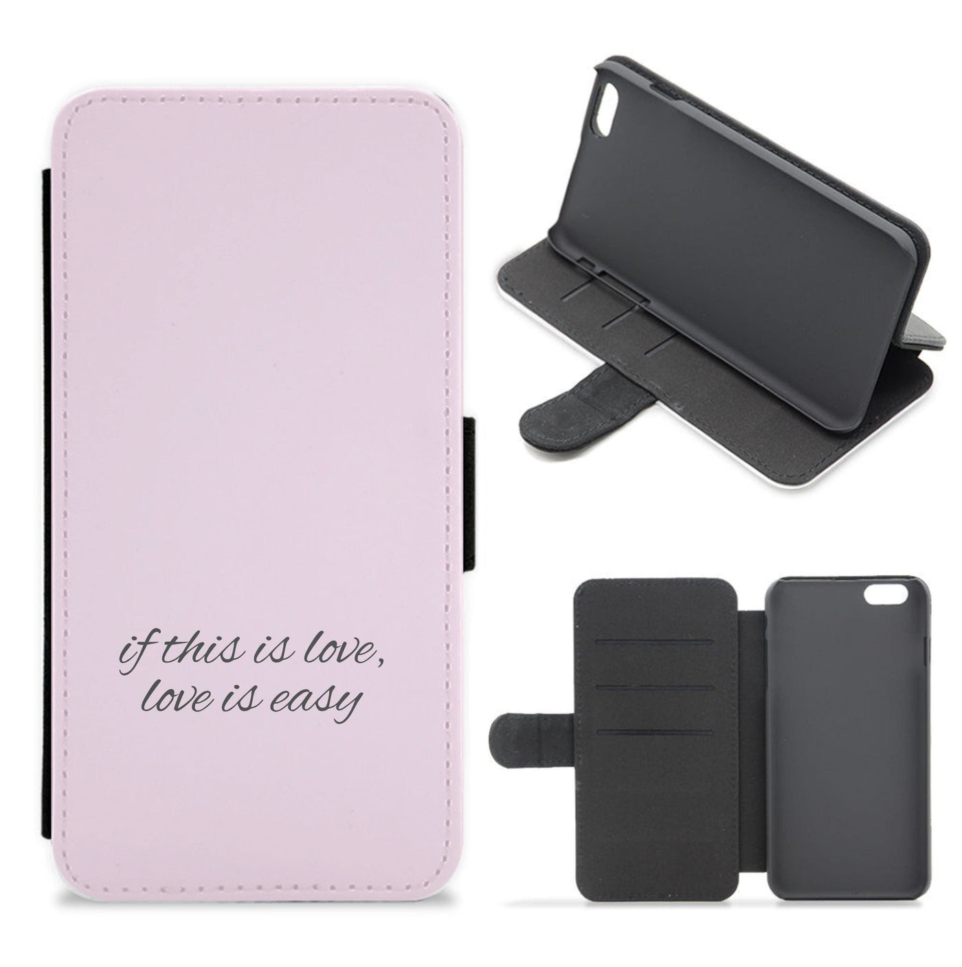 If This Is Love, Love Is Easy - McFly Flip / Wallet Phone Case