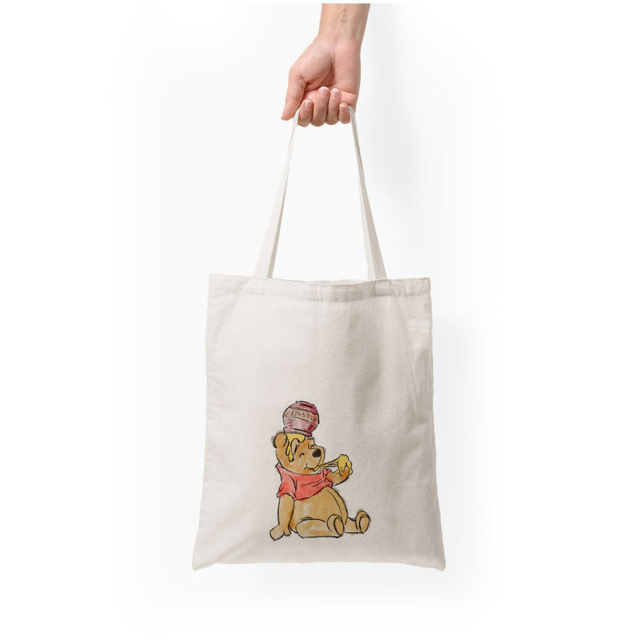 Winnie The Pooh Sketch - Disney Tote Bag