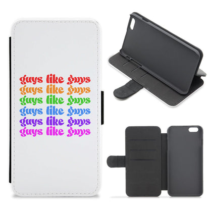 Guys like guys - Pride Flip / Wallet Phone Case