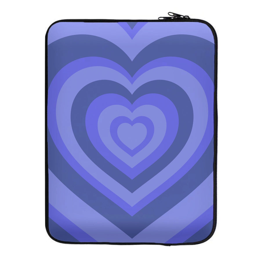 Blue - Colourful Hearts Laptop Sleeve