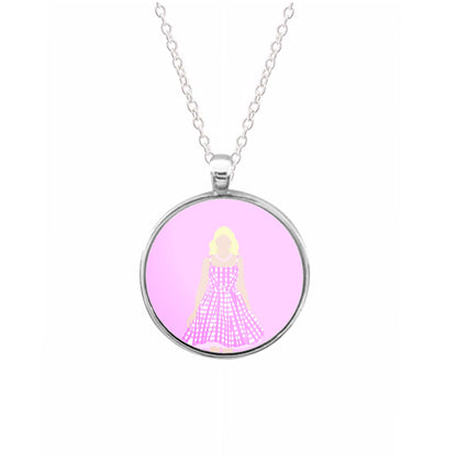 Pink Dress - Margot Necklace