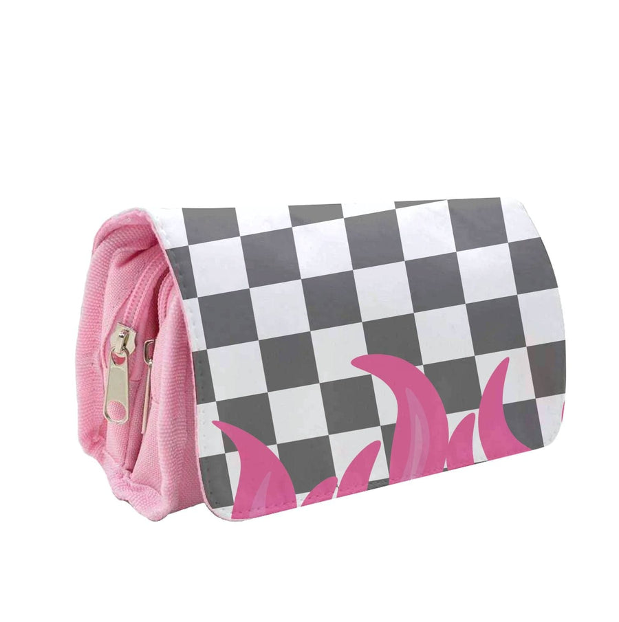 Pink Flame - Skate Aesthetic  Pencil Case