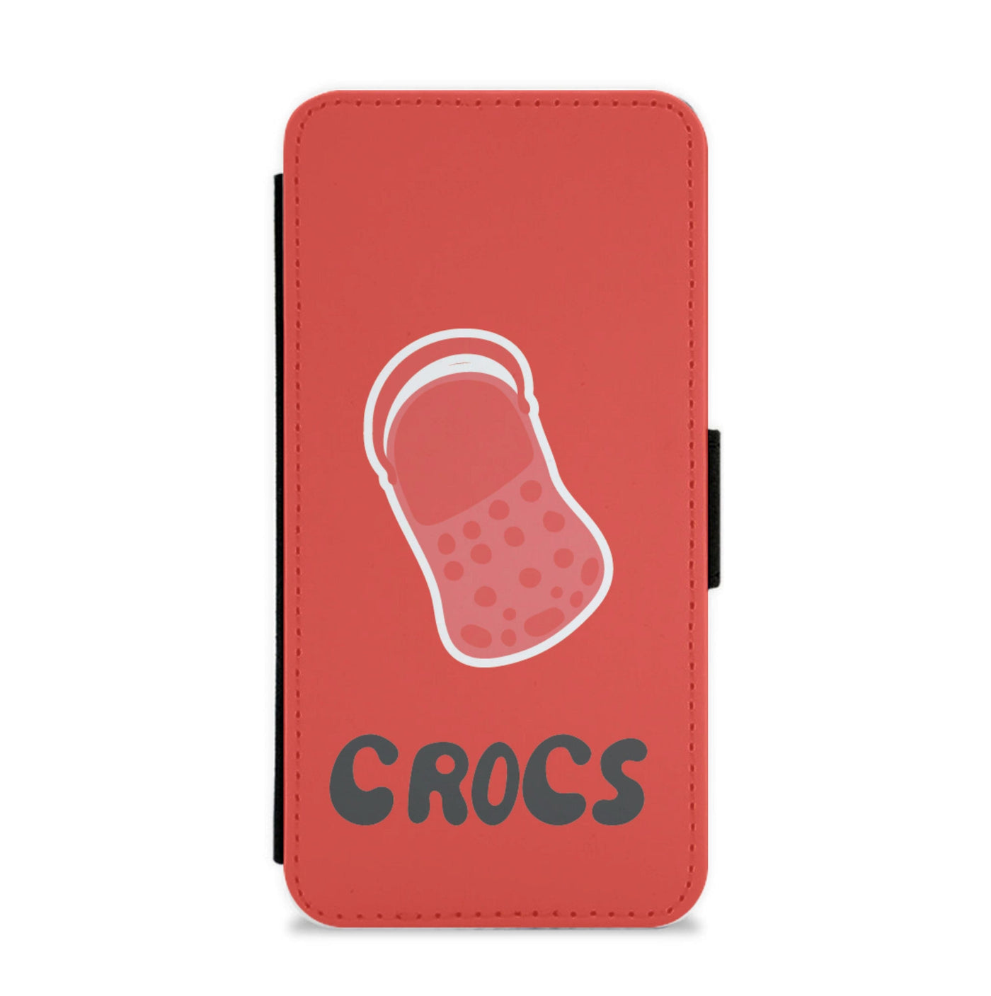 Red - Crocs Flip / Wallet Phone Case
