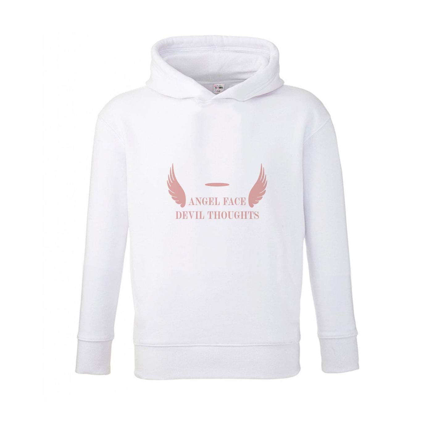 Angel Face Devil Thoughts Kids Hoodie