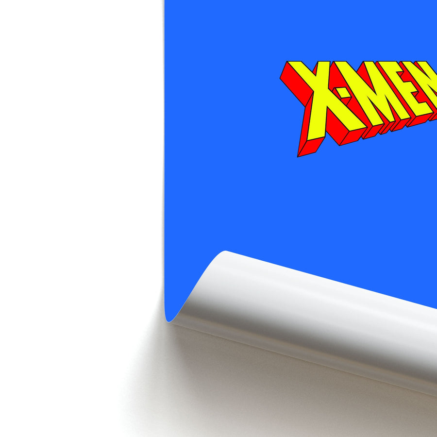 3D Logo - X-Men Poster
