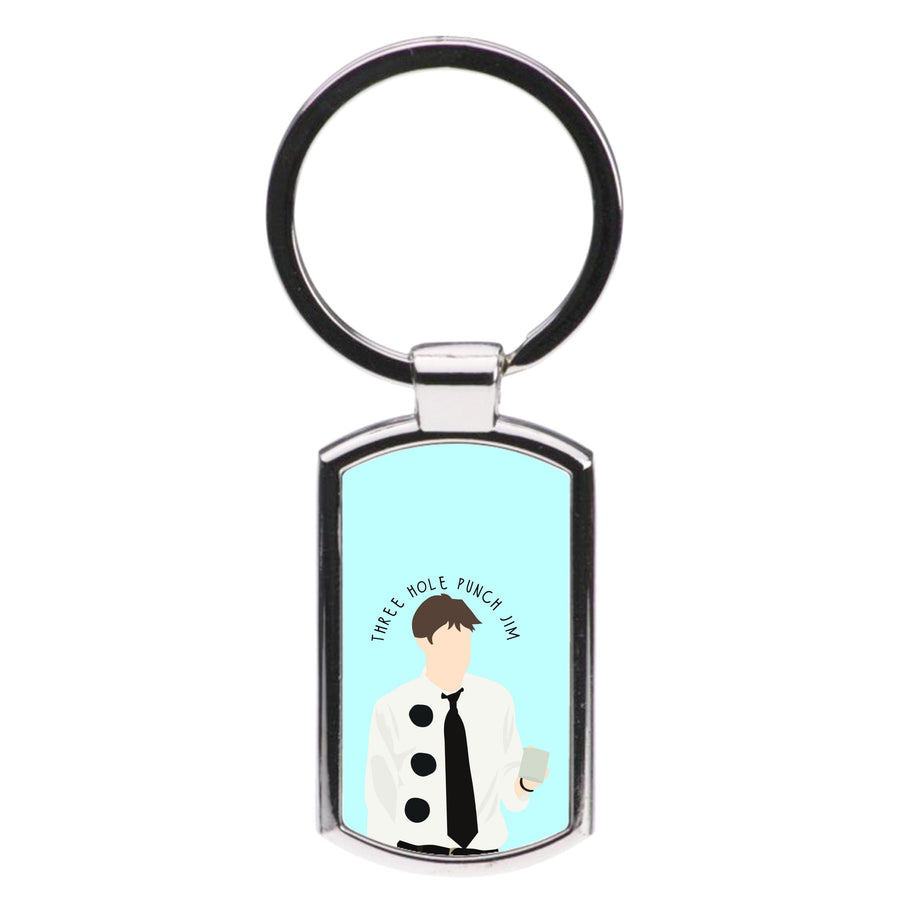 Three Hole Punch Jim The Office - Halloween Specials Luxury Keyring